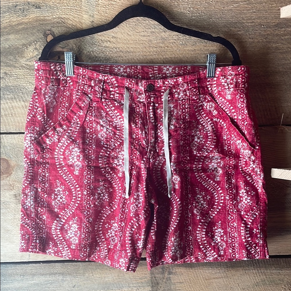 Patagonia Island Hemp Shorts - Red Floral